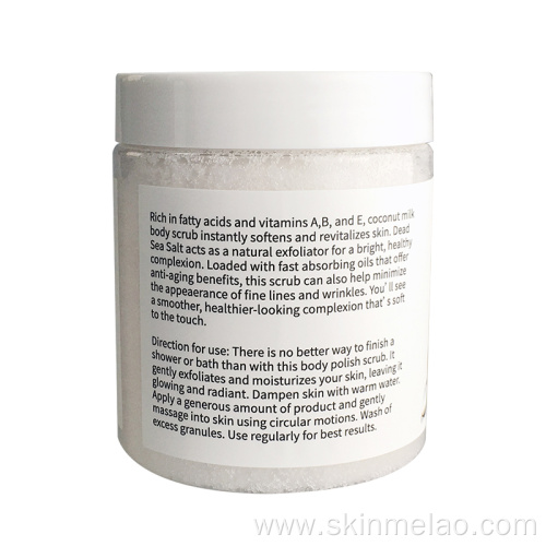 Cleansing Milk Salt Whitening Coconut Body Scrub